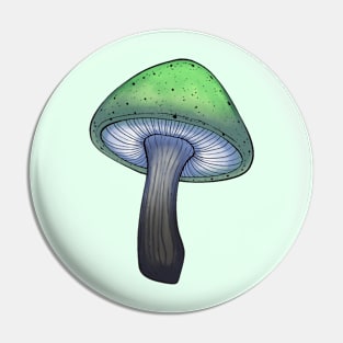 Aromantic Pride Mushroom Pin