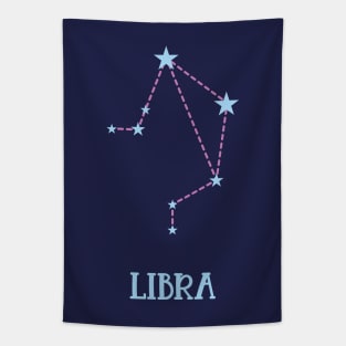 Libra Zodiac Sign Constellation Tapestry