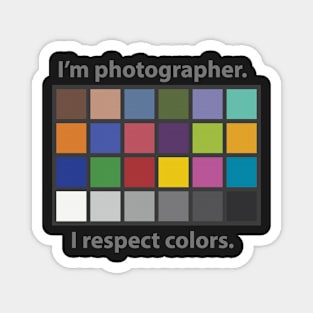 Colour charted t-shirt Magnet