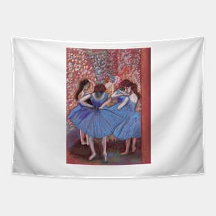 Ballerinas (After Degas) Tapestry