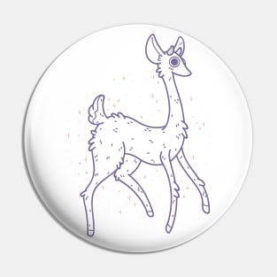 Fawn Lineart Pin