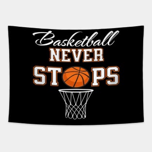 basketball never stops Tapestry