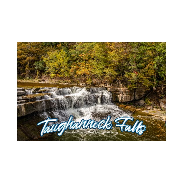 Taughannock Falls Tompkins County New York by Gestalt Imagery