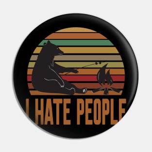 I hate people-funny christmas 2023 Pin