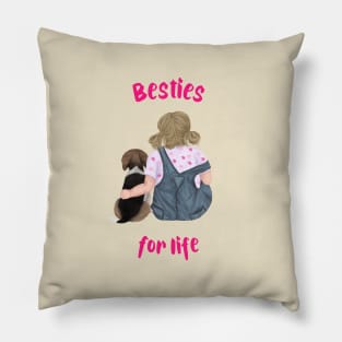 Besties For Life Pillow