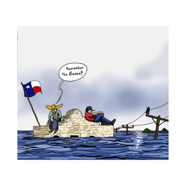 Texas Floods by Felipe.Makes.Cartoons