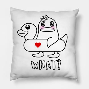 Funny White Duck Pillow