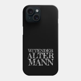 Wütender alter Mann Phone Case