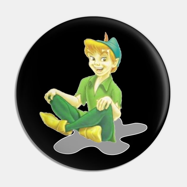 Peter Pan Sitting Down Pin by indahwatiyeni