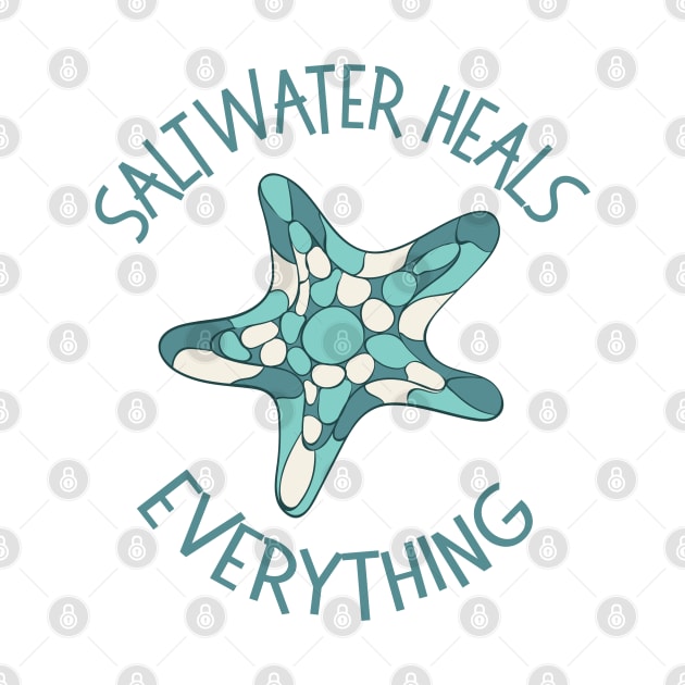 Saltwater Heals Everything by beyerbydesign