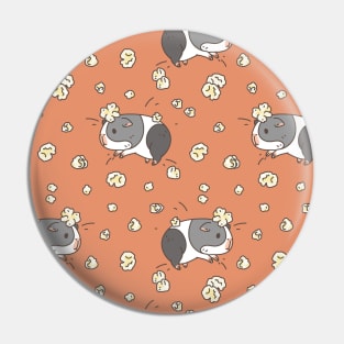 Popcorning Guinea Pig Pattern in Orange Pin