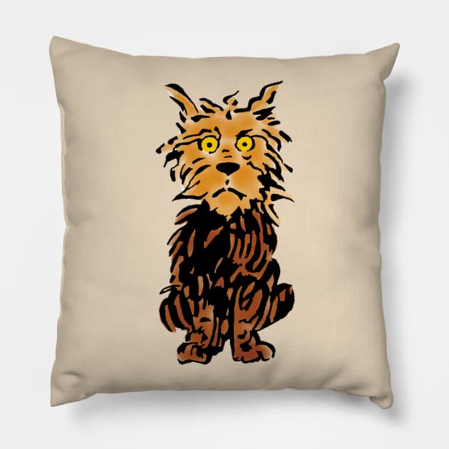 Vintage Toto from the Wizard of Oz Pillow by MasterpieceCafe