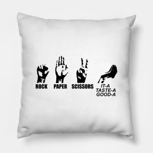 Rock Paper Scissors Italian 6 Pillow