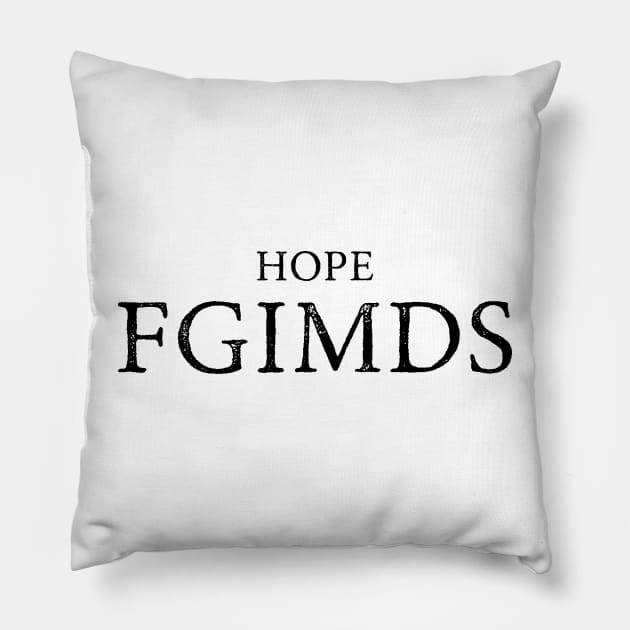 Fgimds Warrior Pillow by HobbyAndArt