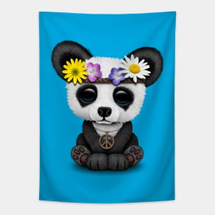 Cute Baby Panda Hippie Tapestry