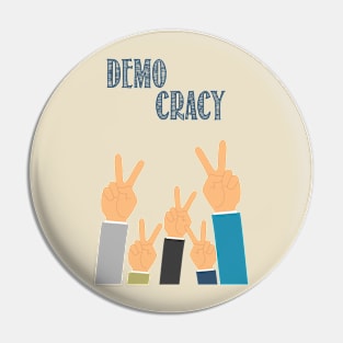 International Day of Democracy - to increase the awareness about the democracy Pin