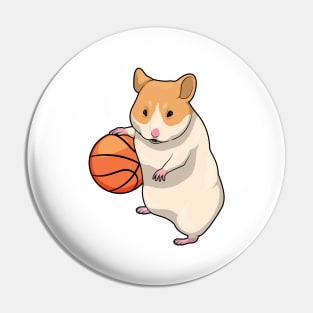Hamster Basketball player Basketball Pin