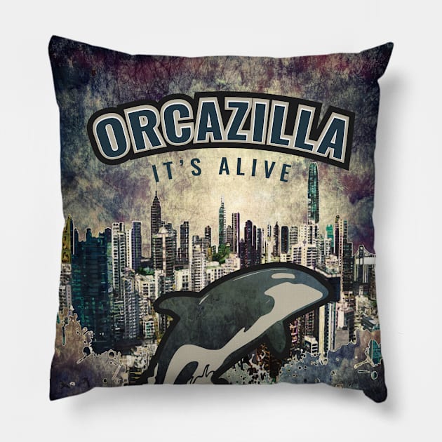 Orca Pillow by madlymelody