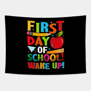 First Day Of School Wake Up Tapestry