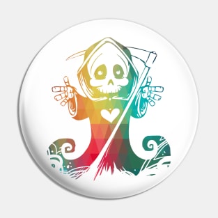 Rainbow Death Pin