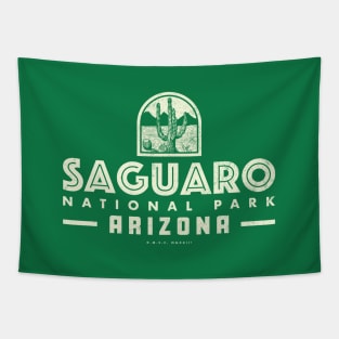 Vintage Saguaro National Park Tapestry