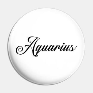 Aquarius Pin