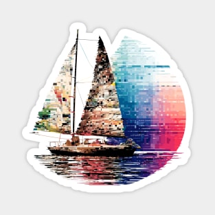 Sailing Boat Sea World Ocean Beauty Discovery Travel Magnet