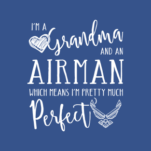 Perfect Grandma and Airman T-Shirt