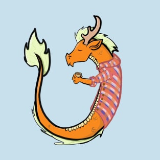 Pumpkin Spice Chinese Dragon T-Shirt