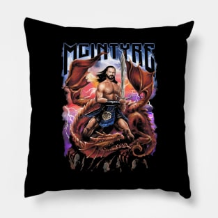 Drew McIntyre Scottish Warrior Medieval Metal Poster Pillow