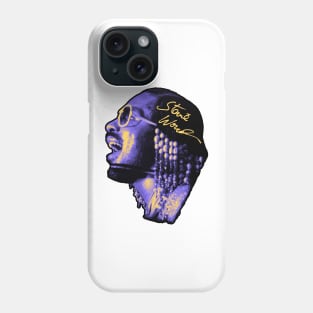 Stevie Wonder RnB Soul Neon Purple Phone Case