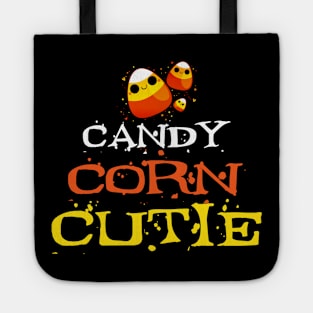 Candy Corn Cutie Happy Halloween funny sweets Shirt Tote