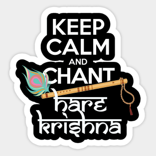 Hare Krishna Mahamantra Sticker for Sale by Mandala108