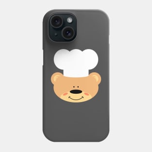 Teddy bear with Chef Hat Phone Case