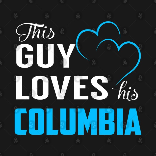 This Guy Loves His COLUMBIA by TrudiWinogradqa