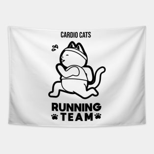 Cardio Cats Running Team! Tapestry