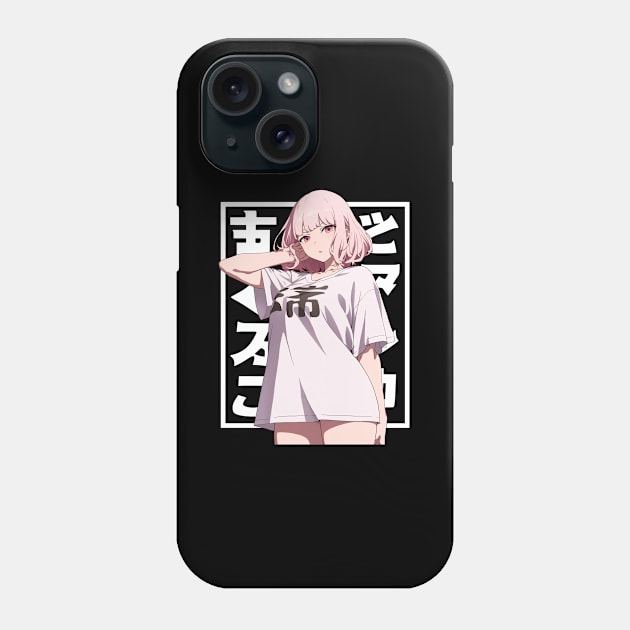 Waifu Material Girlfriend Anime Woman Phone Case by Vlaa