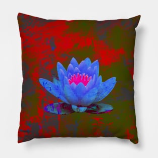 Lotus in red Pillow