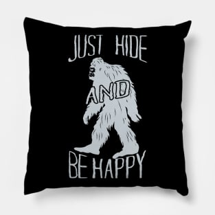 Funny Bigfoot Quote Pillow
