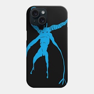 Little Blue Devil - Monster Horror Art Phone Case