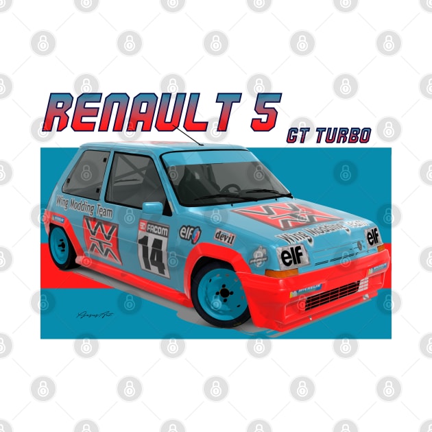 Renault 5 GT Turbo by PjesusArt