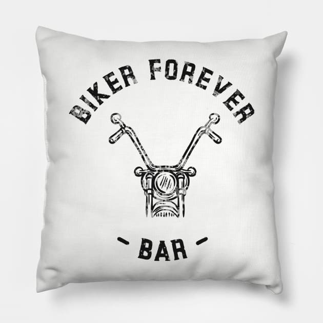 Biker Bars are for real Riders Pillow by Relaxedmerch