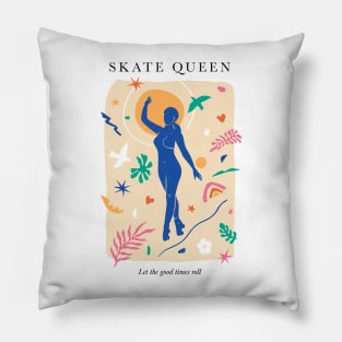 Skate Queen in Matisse Pillow