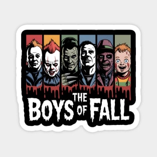 The Boys of Fall Horror Movie Icons Halloween Magnet