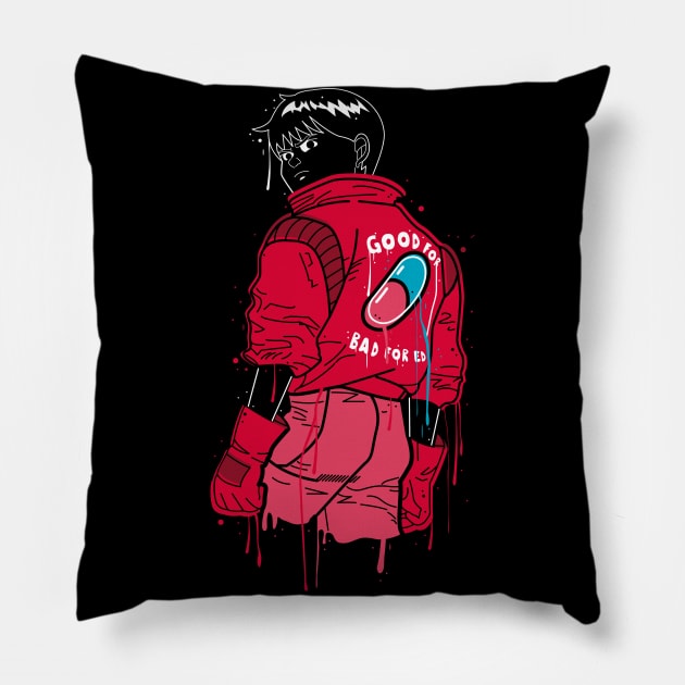 Neo tokyo Pillow by Domichan