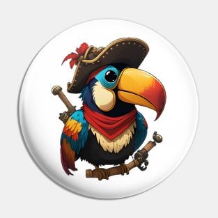 Toucan Pirate #4 Pin