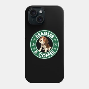 Beagles And Coffee Phone Case