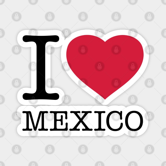 I LOVE MEXICO Magnet by eyesblau