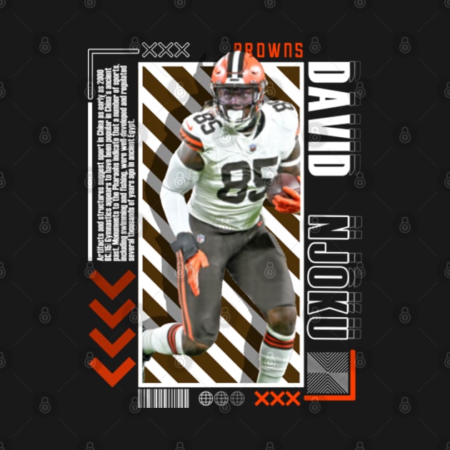 David Njoku Paper Poster Version 10 by art.Hamdan