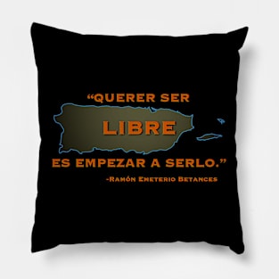 Ramón Emeterio Betances Quote Pillow